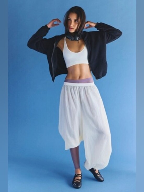 FP Movement by Free People Pants - Nwr Free People Movement Sheer Baloon Pants Size Medium Ivory